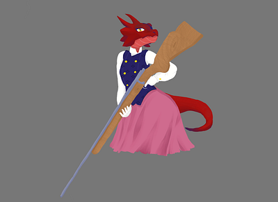 Ezra digital art kobold