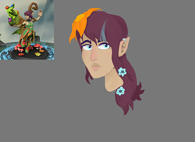 Callico digital art original character