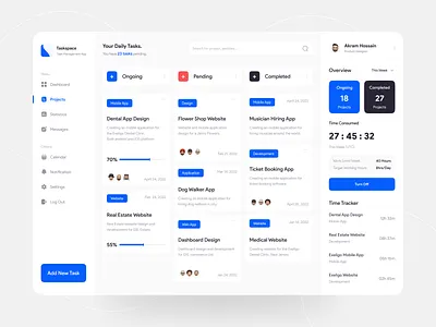 Task Management Web App akramhs app blockchain dashboard dashboard design dashboard ui design nft nft web app task task management task management app ui ui design uiux uiux design uix ux web app web dashboard