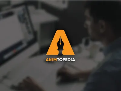Animtopedia - Logo Design 3d animation animation company branding design graphic design illustration logo