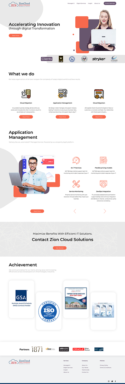 Home Page Design design typography ui ux web design
