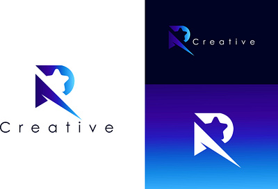 R star logo, R letter logo, modern logo, business logo 3d brand brand identity branding gradient logo graphic design icon identity letter letter logo logo logo designer logodesign logos logotype motion graphics r logo star logo ui vecor