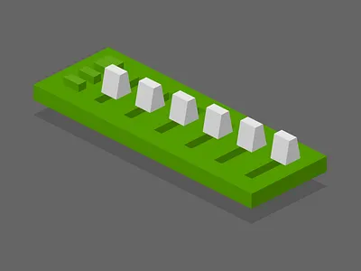 MIDI Nano Controller axonometry controller isometry midi music sound studio
