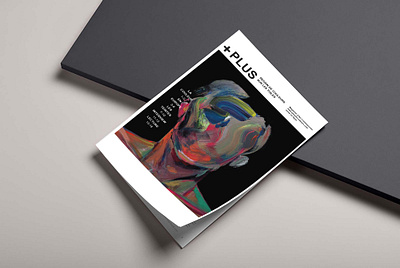 PLUS COVER MAGAZINE branding cover design graphic design illustration magazine mockup