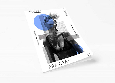 FRACTAL COVER MAGAZINE branding cover design graphic design illustration magazine mockup