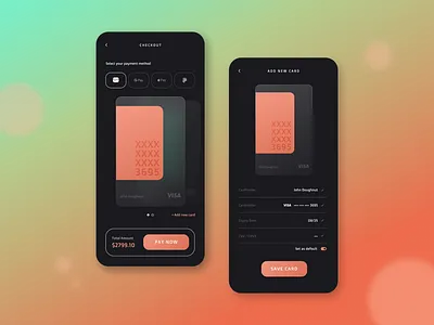 Daily UI 02: Credit card checkout 002 app app design card checkout credit card dailyui dailyui001 design ecommerce figma glassmorphism graphic design product design ui uiux ux wallet