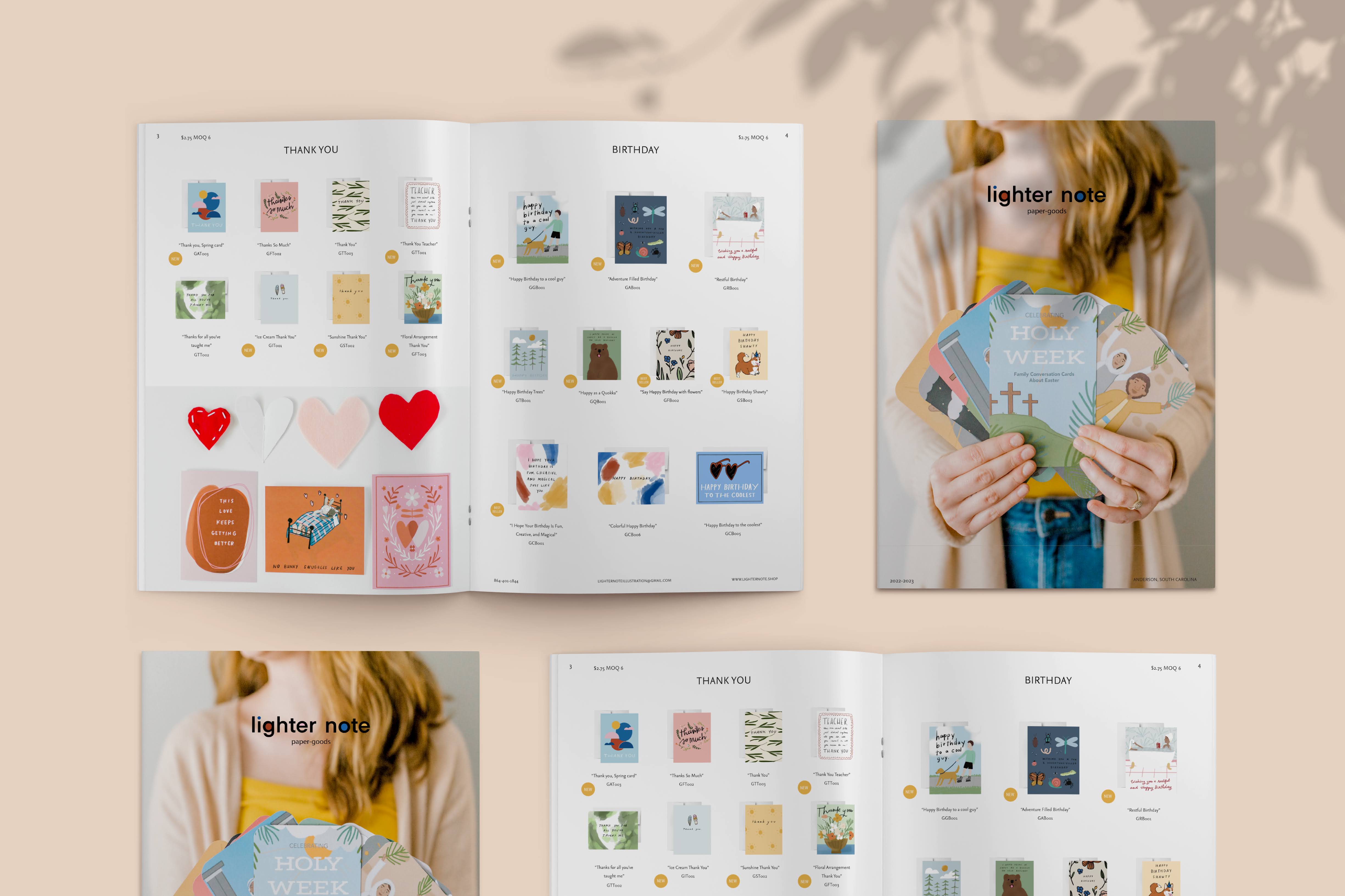 Lighter Note Wholesale Catalog By Katie Daemicke On Dribbble