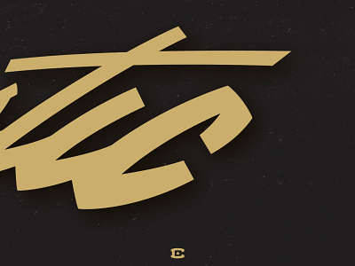 Gold Script brush lettering custom letters custom typography hand lettering logomark logos script lettering script logos wordmark