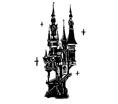 CASTLE ILLUSTRATOR adobeillustrator artist design drawing graphic design illustration illustrator vector vectordrawing