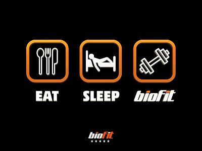 Eat Sleep Biofit everson mayer