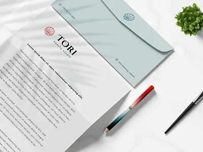 Visual identity for Tori beauty branding design graphic design visual identity