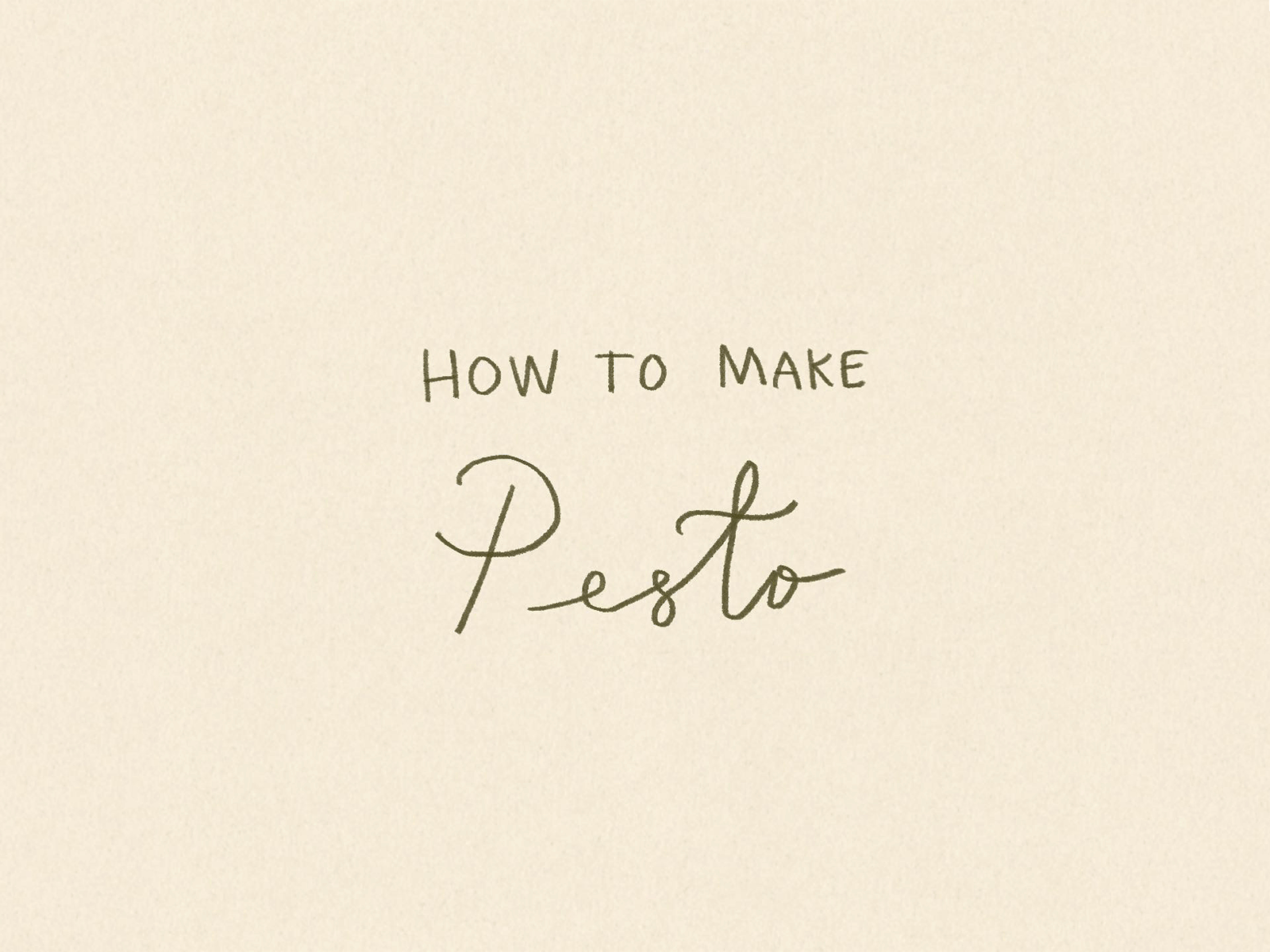 Pesto animation basil cheese food food animation garlic graza illustration italian kitchen motion oil olive oil pesto sauce simple summer