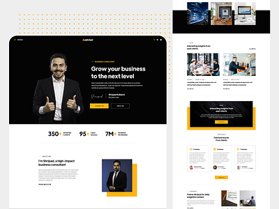 Advisor advisor brand identity business business advisor business developer business growth business marketing consultant corporate creativity design strategy marketing strategy strategy design ui user experience user interface ux website design