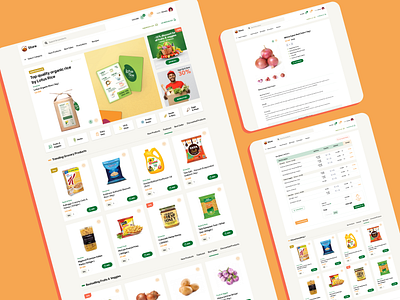 Store creative design design strategy e commerce grocery grocery shop grocery store home delivery interface design online shop online shopping online vegitables simple ui ui user experience user friendly user interface ux web template website design