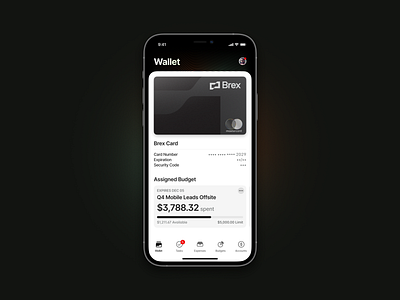 Brex App Preview design mobile ui