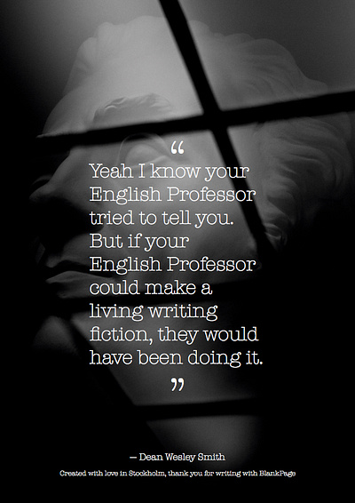 Quote poster made for user of BlankPage.io (2015) posters quote