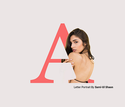 Letter Portrait By Sami-Ul ShaOn graphic design letter portrait by sami ul shaon