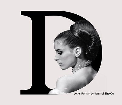 Letter Portrait By Sami-Ul ShaOn branding design flyer graphic design