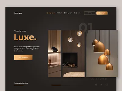 Daily UI 03: Landing Page Design 003 clean daily challenge dailyui dailyui001 figma graphic design grid landing page luxury minimal product product design simple ui uiux ux web website