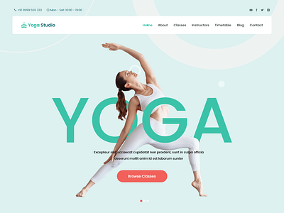 Yoga Studio branding creative design health care illustration interface design logo mental health template ui user experience user interface ux website design yoga yoga classes yoga instructor yoga studio yoga trainer yoga training