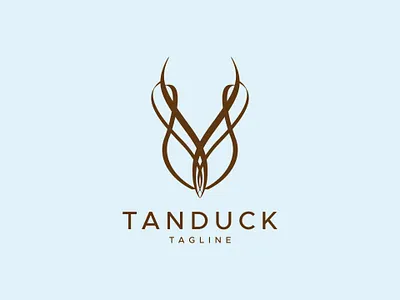 TANDUCK - Minimal Logo Design brand brand logo branding creative logo design graphic design logo minimal minimal logo minimalist logo modern logo