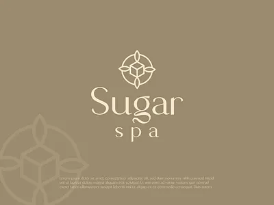 SUGAR SPA LOGO beauty logo beautylogo branding clean cleanlogo cosmeticlogo design feminine icon logo logo design lettering logo logodesigner luxury luxury brand luxurylogo minimal simple spalogo typography vector