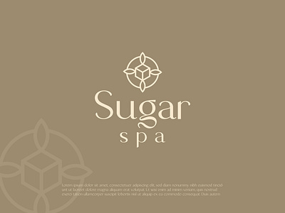 SUGAR SPA LOGO beauty logo beautylogo branding clean cleanlogo cosmeticlogo design feminine icon logo logo design lettering logo logodesigner luxury luxury brand luxurylogo minimal simple spalogo typography vector