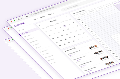 Sorg9ite Booking Page Design dashboard defi ui ux