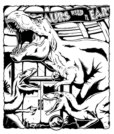 Generation Jurassic dinosaur jurassic park rex tyranosaurus world