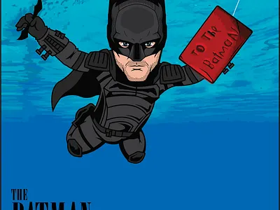 Nevermind bat batman cobain kurt nirvana