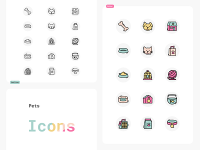 Icons Design. Pets graphic design icons illustration vector