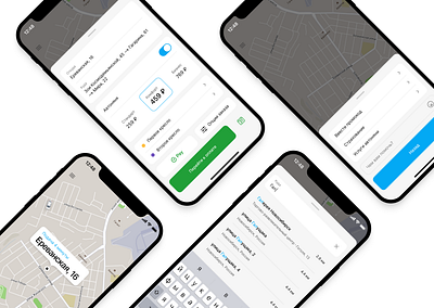 Taxi Kids app clean design ios kids mobile mobile app product screens taxi ui ux