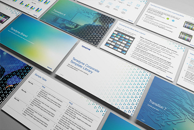 Teradyne Corporate PowerPoint Presentation Template design graphic design pitch deck powerpoint presentation