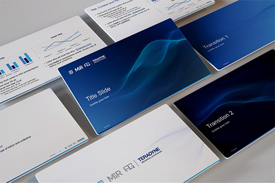 Teradyne Industrial Automation Group PowerPoint Template design graphic design pitch deck powerpoint presentation