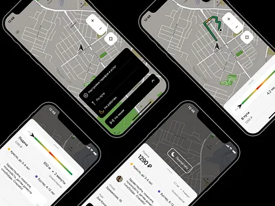 Taxi Kids - App for Drivers app clean design ios kids mobile mobile app product screens taxi ui ux