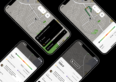 Taxi Kids - App for Drivers app clean design ios kids mobile mobile app product screens taxi ui ux