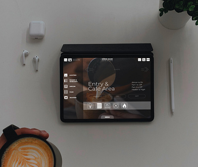 Commercial Venue Automation Control UI app design automation graphic design gui icons ipad smart building ui uix venue