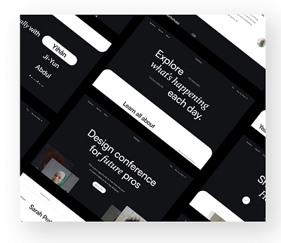 Minimalist Dark/Black - Website black minimal black mode visual interface black user experience branding dark minimal website dark minimalist website dark mode website dark website design ui user experience user interface ux website