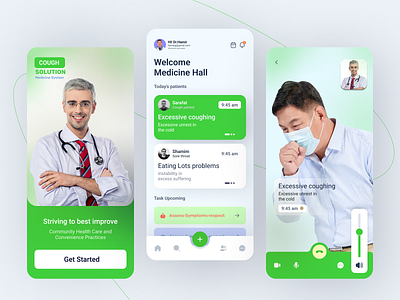 Doctor Health Care Mobile App Design app design booking design doctor app doctor healthcare e commerce app e learning app food app health care ios app ios design learning app logo mobile app mobile app design new app pro app ui ui app ui design