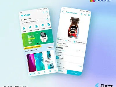 eShop - eCommerce Full App with Flutter android app appdesign appui codecanyon design ecommerce ecommerceapp flutter illustration ios logo smartkit ui uiux wrteam