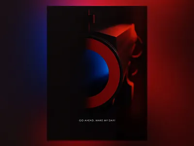 The D letter 3d blender design letter movie alphabet poster