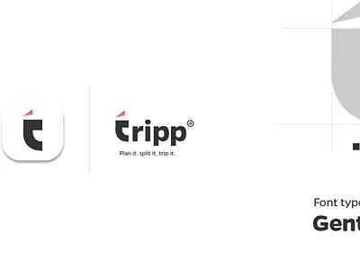 Branding for tripp app adobe illustrator adobephotoshop design logo
