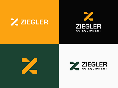 Ziegler AG | Lockups agriculture agro brand branding combination mark design equipment illustrator lockup logo logo design logo mark mark photoshop vector visual visual identity