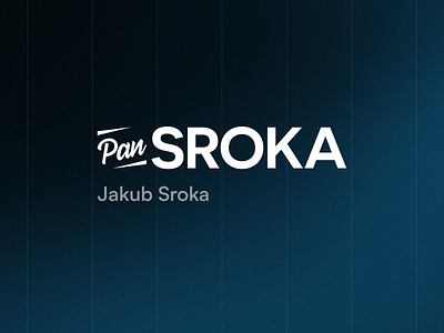 Personal Branding Revamp - Pan SROKA animation branding logo