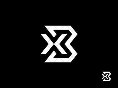 XB Logo b branding bx bx logo bx monogram design graphic design icon identity illustration logo logo design logotype monogram sports monogram typography x xb xb logo xb monogram
