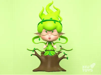 Osaka (wood) 3d design ip 三维 手办 盲盒