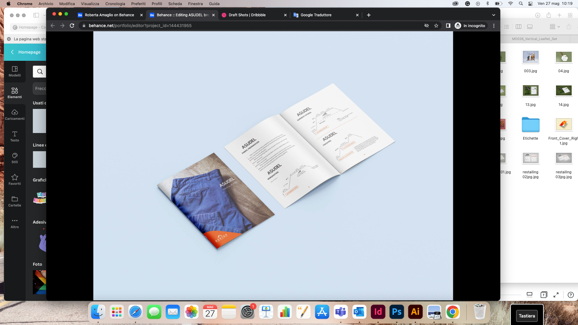 ASUDEL brochure | Asutex by Roberta Amaglio on Dribbble
