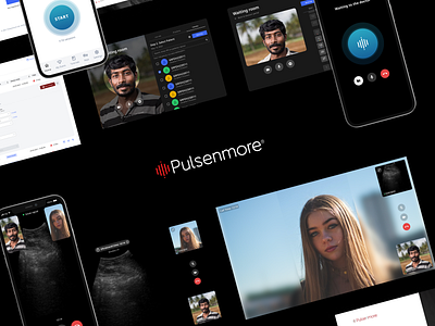 PulsenMore — ultrasound for remote care doctor health healthcare hospital pregnancy service ui ultrasound ux