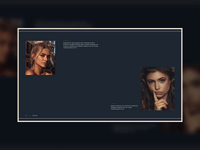 About Section Ideation | Photographer Site animation clean design elegant fancy figma high end image modern motion neo brutalist photo photographer picture serif swiss typograph ui ux webflow