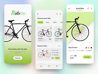 Bicycle Store App 3d animation app application bike bike app branding design graphic design logo motion graphics ui uidesign uidesigner uiux ux uxd uxdesign web website